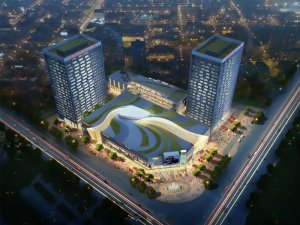 蕪湖潤地商業廣場百葉窗、樓梯扶手定制