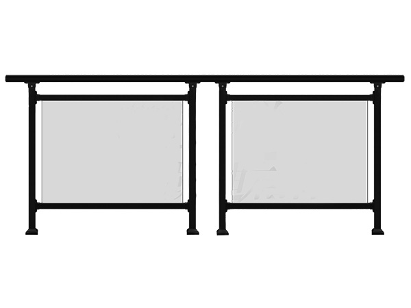 鋅鋼玻璃陽臺欄桿圖片5